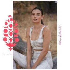 *FP MOVEMENT BY FREE PEOPLE Good Karma Square-neck Tie Dye Bra XS/S NWOT FP-125